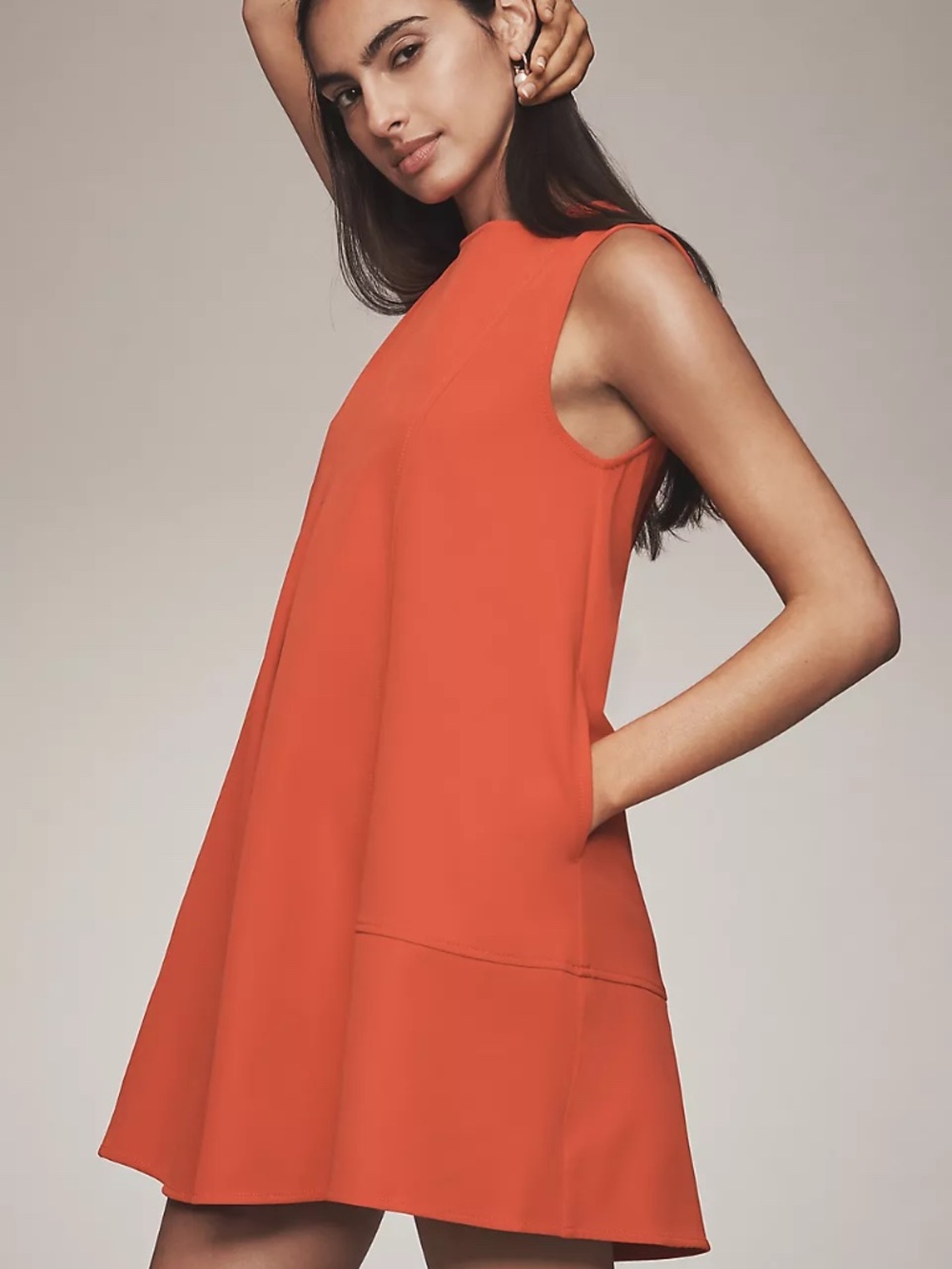 Anthropologie Maeve Sleeveless Swing Mini Dress Size Small